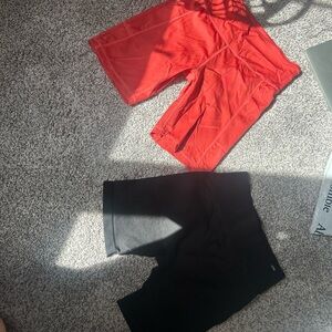 Two pairs of women’s biker shorts both size small